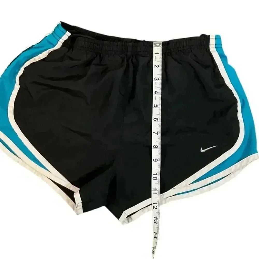 Nike Dri-Fit Running Shorts Women's Size S Built in Undershorts Drawstring Black